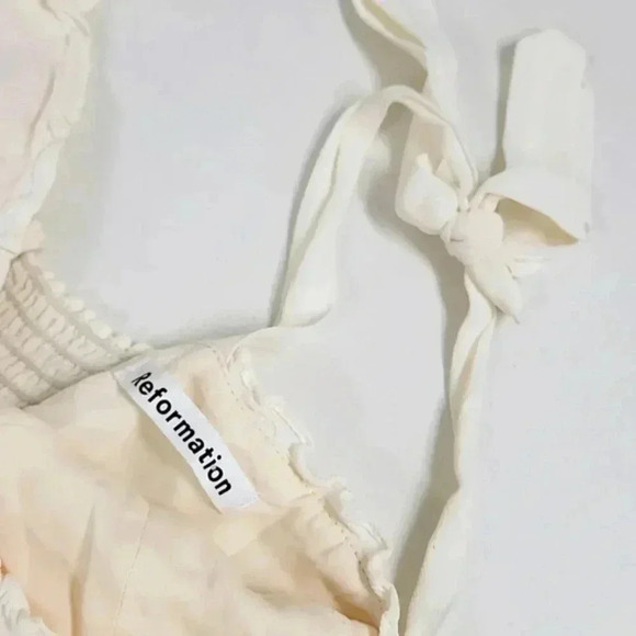 Reformation Christine Dress in Ivory - Picture 10 of 15